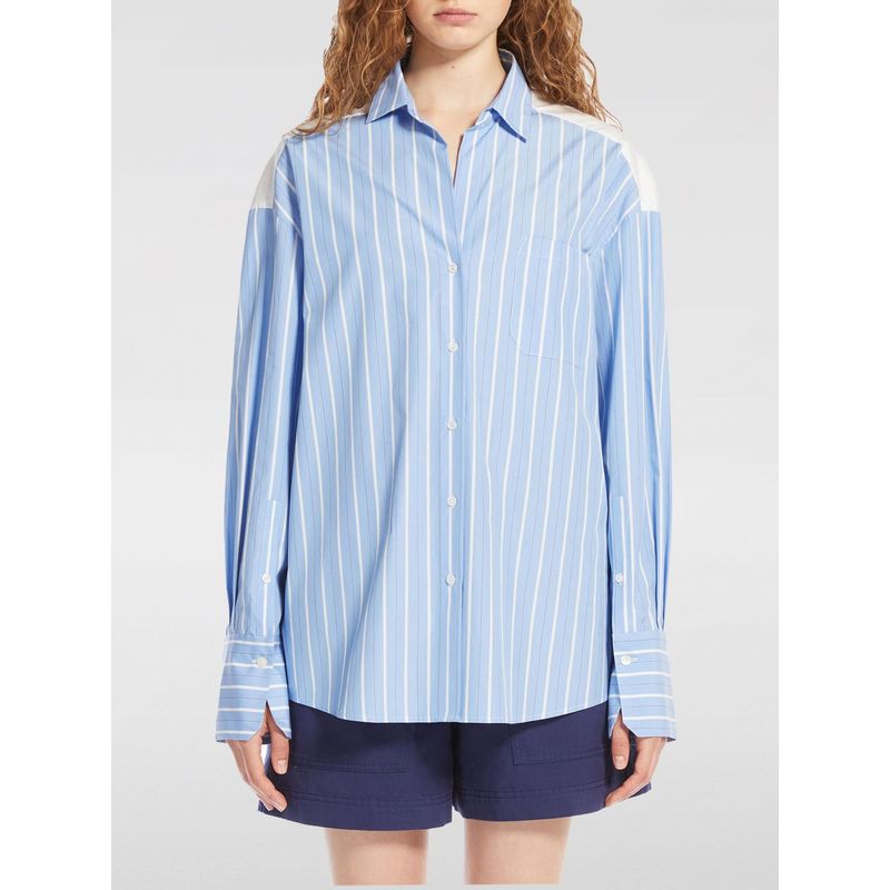 Weekend Max Mara Shirt Woman Sky Blue